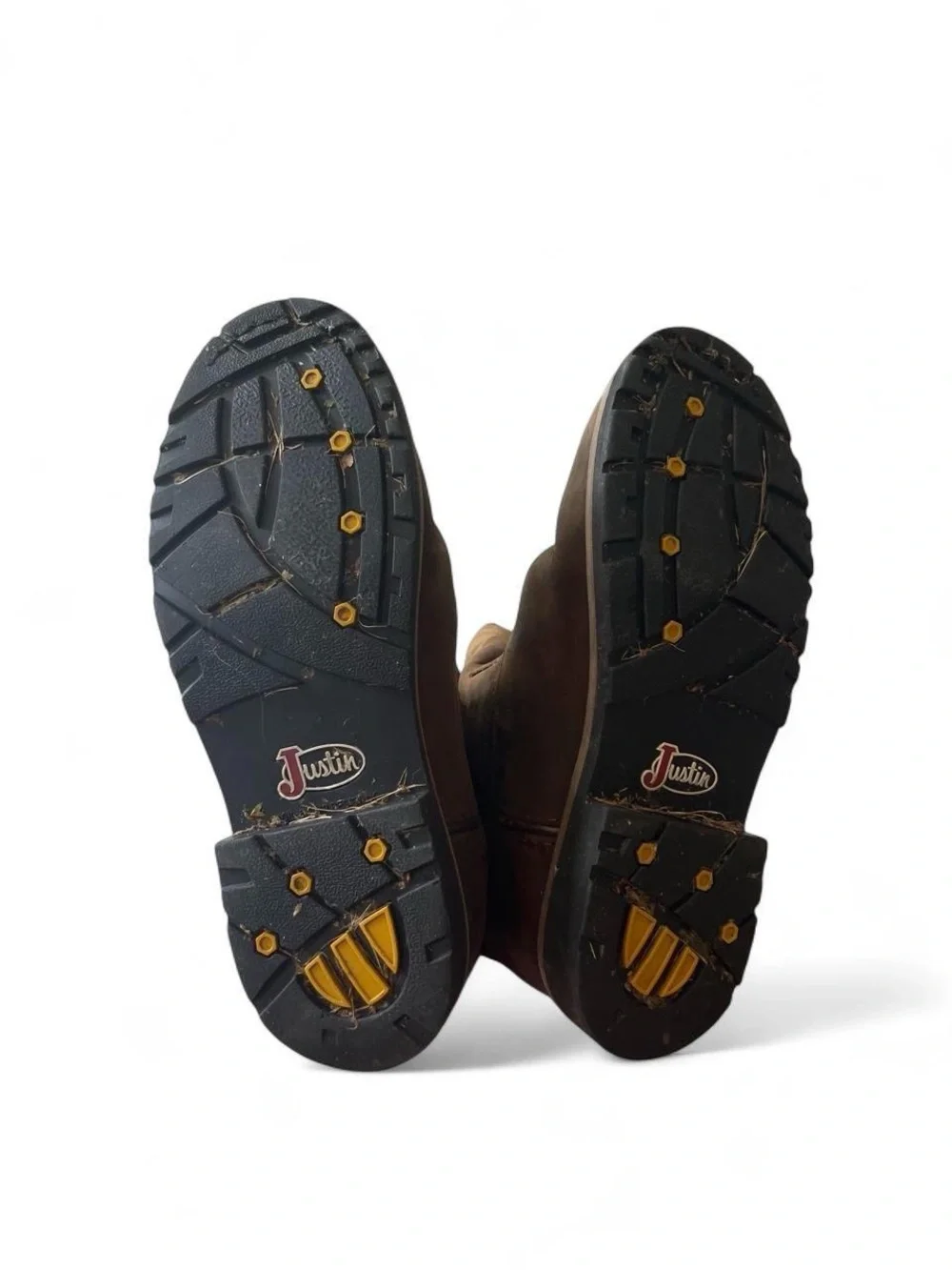 Justin Steel Toe Work Boots | Men’s 7D | EH Safety Toe | Leather Work Boots